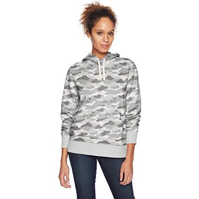 Amazon Essentials Dames fleece hoodie (verkrijgbaar in grote maten) Camouflage grijs XS XS Amazon Essentials Dames fleece hoodie (verkrijgbaar in grote maten) Camouflage grijs XS XS
