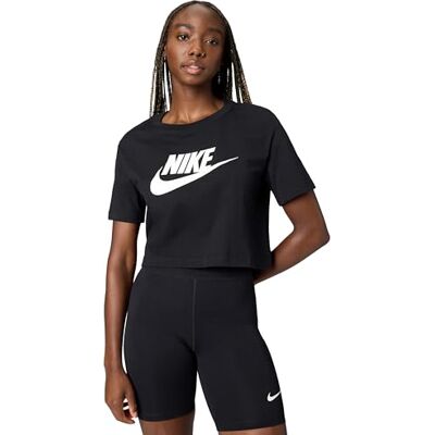 Nike Dames W Nsw Tee Essntl Crp Icn Ftr T-Shirt Nike Dames W Nsw Tee Essntl Crp Icn Ftr T-Shirt