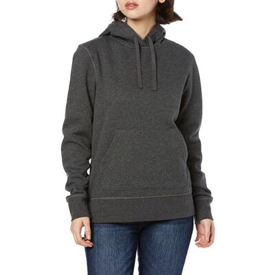 Amazon Essentials Damestrui met capuchon, fleece, grote maten, antraciet gemêleerd, maat XXL XXL Amazon Essentials Damestrui met capuchon, fleece, grote maten, antraciet gemêleerd, maat XXL XXL