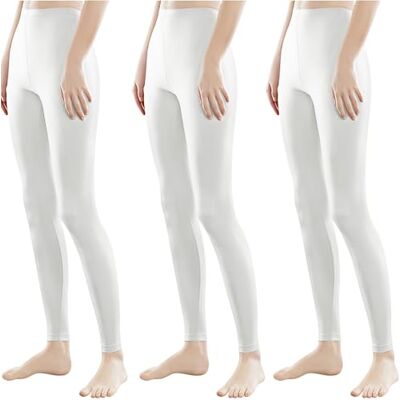 Libella 4108VA Dames Lange Leggings Veelkleurig Hoge Taille Slim Fit Katoenen Broek, 3 stuks wit 3XL Libella 4108VA Dames Lange Leggings Veelkleurig Hoge Taille Slim Fit Katoenen Broek, 3 stuks wit 3XL