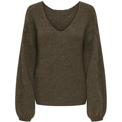 JDY dinea L/S Omkeerbare Trui. Knt Noos Dinea L/S Omkeerbare Knt Noos Damestrui (1 stuk), Khaki (stad), M M JDY dinea L/S Omkeerbare Trui. Knt Noos Dinea L/S Omkeerbare Knt Noos Damestrui (1 stuk), Khaki (stad), M M