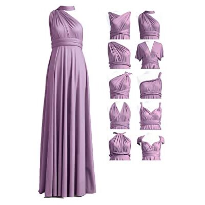 72styles Infinity bruidsmeisjesjurk voor dames, converteerbare jurk, lang, grote maat, multifunctionele jurk, avond, bruiloft Eén maat 72styles Infinity bruidsmeisjesjurk voor dames, converteerbare jurk, lang, grote maat, multifunctionele jurk, avond, bruiloft Eén maat
