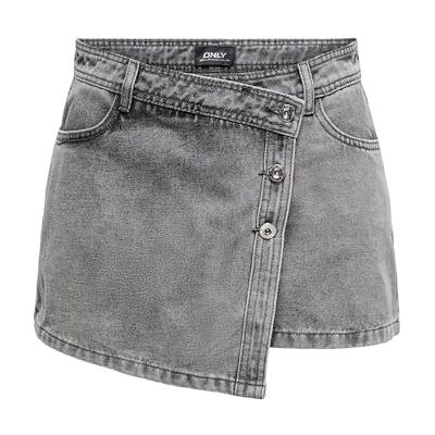 Only Onllesly Reg Lb Dnm Skort Bj Noos Mini-rok van denim voor dames (1 stuk) XS Only Onllesly Reg Lb Dnm Skort Bj Noos Mini-rok van denim voor dames (1 stuk) XS