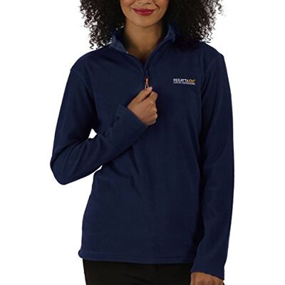 Regatta Womens Sweetheart lichtgewicht halve rits trui fleece Berry Pink Regatta Womens Sweetheart lichtgewicht halve rits trui fleece Berry Pink