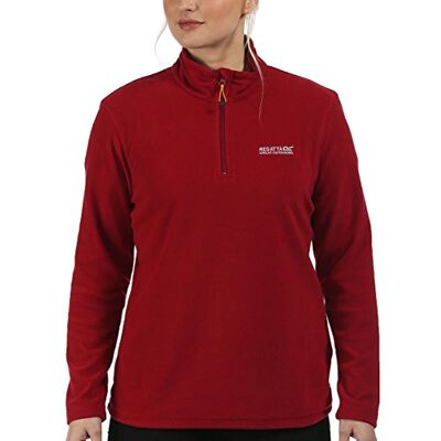 Regatta Womens Sweetheart lichtgewicht halve rits trui fleece Berry Pink Regatta Womens Sweetheart lichtgewicht halve rits trui fleece Berry Pink