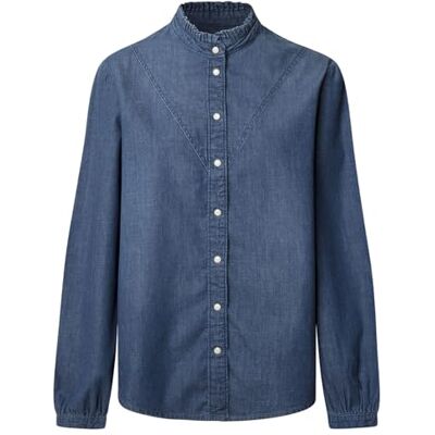 Pepe Jeans Regular Denim Blouse Dameshemd (1 stuk), Blauw (Denim-5a0), XS XS Pepe Jeans Regular Denim Blouse Dameshemd (1 stuk), Blauw (Denim-5a0), XS XS