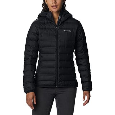 Columbia Dames Lake 22 donsjack met capuchon, zwart, XS EU Columbia Dames Lake 22 donsjack met capuchon, zwart, XS EU