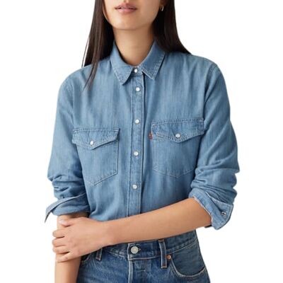Levis Iconic Western Dameshemd met lage knopen (1 stuk), Play Break, M M Levis Iconic Western Dameshemd met lage knopen (1 stuk), Play Break, M M