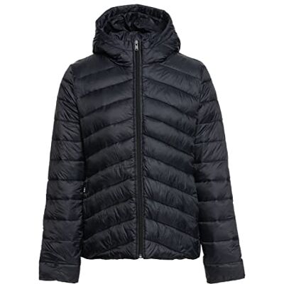 Roxy Coast Road – licht donsjack, compact en waterafstotend, voor dames, zwart antraciet Roxy Coast Road – licht donsjack, compact en waterafstotend, voor dames, zwart antraciet