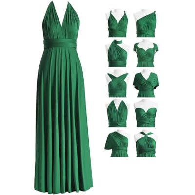 72styles Infinity bruidsmeisjesjurk voor dames, converteerbare jurk, lang, grote maat, multifunctionele jurk, avond, bruiloft Eén maat 72styles Infinity bruidsmeisjesjurk voor dames, converteerbare jurk, lang, grote maat, multifunctionele jurk, avond, bruiloft Eén maat