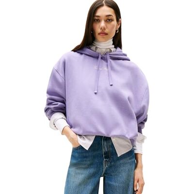 Tommy Hilfiger Classic Script Fleece Hoodie Ww0ww47459 Damestrui met capuchon (1 stuk), Paars (lavendel as), XXS XXS Tommy Hilfiger Classic Script Fleece Hoodie Ww0ww47459 Damestrui met capuchon (1 stuk), Paars (lavendel as), XXS XXS