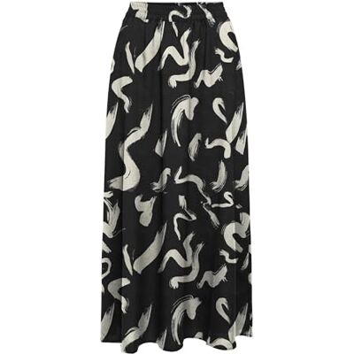 Only Onlnova Life Vis Jamilla Skirt Aop Damesrok, zwart/Oop: 587 Yoko XS Only Onlnova Life Vis Jamilla Skirt Aop Damesrok, zwart/Oop: 587 Yoko XS