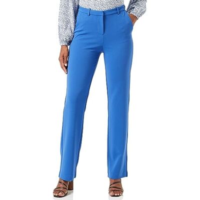 Vero Moda Damesbroek Vmzamira Mr Slim Straight Pant Ga Noos, Veel blauw XS / 34L Vero Moda Damesbroek Vmzamira Mr Slim Straight Pant Ga Noos, Veel blauw XS / 34L