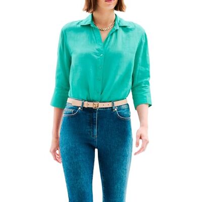 Caroll 241c-coraline Damesblouse, Bermuda 34 Caroll 241c-coraline Damesblouse, Bermuda 34