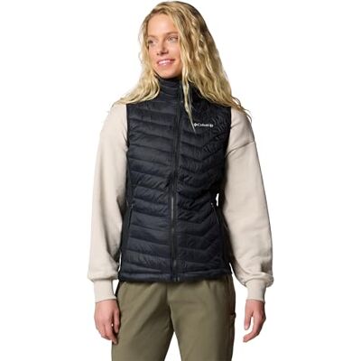 Columbia Women's Powder Pass 2 Hybrid Vest, Puffer Vest Body Warmer, Zwart, M Columbia Women's Powder Pass 2 Hybrid Vest, Puffer Vest Body Warmer, Zwart, M
