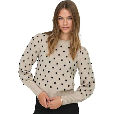 JDY Sigrid Life L/S On Puff Pull Knt Noos Pull en tricot Femme (lot de 1) M JDY Sigrid Life L/S On Puff Pull Knt Noos Pull en tricot Femme (lot de 1) M