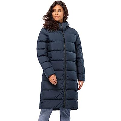 Jack Wolfskin Frozen Palace Coat W Donsjack, parka, nachtblauw, L, voor dames Jack Wolfskin Frozen Palace Coat W Donsjack, parka, nachtblauw, L, voor dames