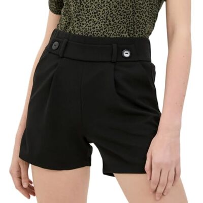 CMP JdY Jdy Geggo Jrs Noos Shorts voor dames, zwart. Details: zwarte knop. XS CMP JdY Jdy Geggo Jrs Noos Shorts voor dames, zwart. Details: zwarte knop. XS