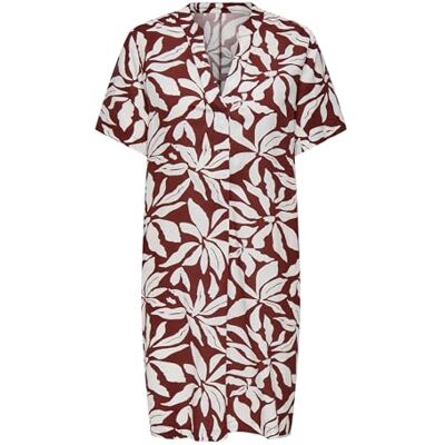 Only Onlsusi Life Ss V-hals tuniek jurk Wnn Onlsusi Life Ss tuniek jurk met V-hals dames (1 stuk), Bruin, M M Only Onlsusi Life Ss V-hals tuniek jurk Wnn Onlsusi Life Ss tuniek jurk met V-hals dames (1 stuk), Bruin, M M