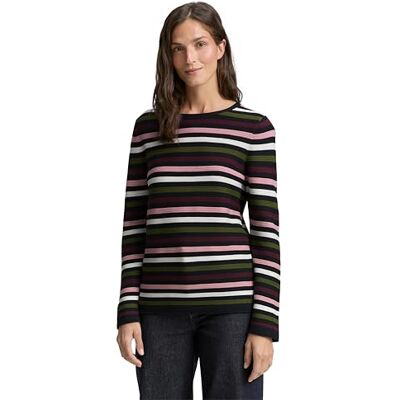 TOM TAILOR 1016350 Basic gebreide damestrui (1 stuk), 38575 Gekleurd Ottomaans breiwerk XS TOM TAILOR 1016350 Basic gebreide damestrui (1 stuk), 38575 Gekleurd Ottomaans breiwerk XS