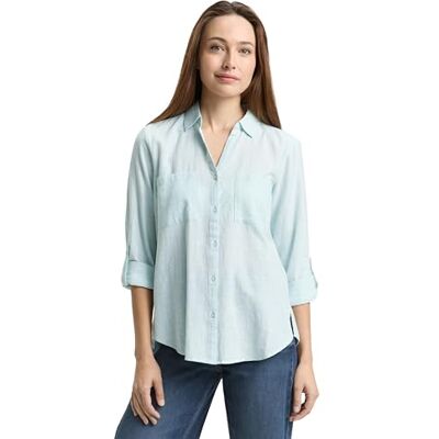 TOM TAILOR Damesblouse, 40028 New Blue Haze 48 TOM TAILOR Damesblouse, 40028 New Blue Haze 48