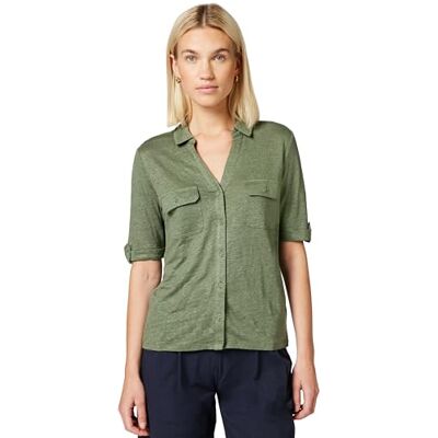 Caroll Tk064-estela Damesblouse, Groen, L L Caroll Tk064-estela Damesblouse, Groen, L L