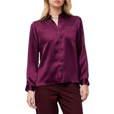 Caroll Sk000-jeanneb Damesblouse, Grape Wine 38 Caroll Sk000-jeanneb Damesblouse, Grape Wine 38