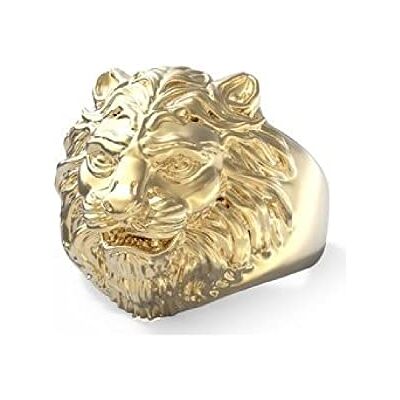 GUESS Leeuw King Ring JUMR01307JWYG66 Merk: Única, Niet-edelmetaal, Geen edelstenen, Niet-edele metalen, Zonder edelstenen GUESS Leeuw King Ring JUMR01307JWYG66 Merk: Única, Niet-edelmetaal, Geen edelstenen, Niet-edele metalen, Zonder edelstenen