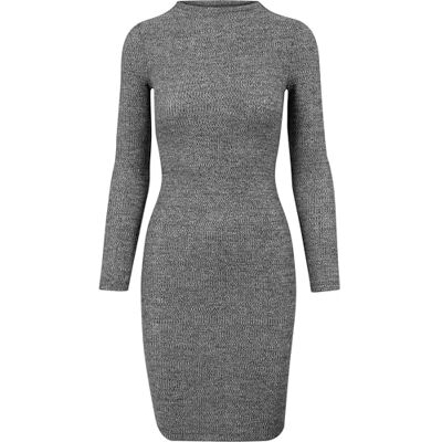 Urban Classics Robe Côtelée pour Femme Robe Femme (lot de 1) L Urban Classics Robe Côtelée pour Femme Robe Femme (lot de 1) L
