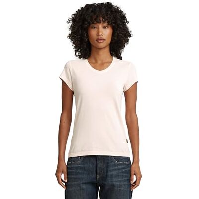 G-STAR RAW G-STAR Eyben Slim V-hals Top 2.0 T-shirt voor dames, Veelkleurig (Zilver Peony Gd D24533-b059-h407), XXS XXS G-STAR RAW G-STAR Eyben Slim V-hals Top 2.0 T-shirt voor dames, Veelkleurig (Zilver Peony Gd D24533-b059-h407), XXS XXS