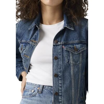 Levis Original Trucker Denim Jacket Dames (1 stuk) S Levis Original Trucker Denim Jacket Dames (1 stuk) S