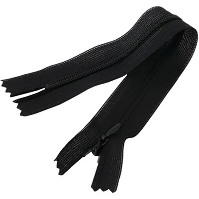 AERZETIX C60525 10 stuks onzichtbare ritssluitingen 18 cm niet scheidbaar ritssluiting kleur zwart lederwaren jeans broek jurk rok kleding naaien AERZETIX C60525 10 stuks onzichtbare ritssluitingen 18 cm niet scheidbaar ritssluiting kleur zwart lederwaren jeans broek jurk rok kleding naaien
