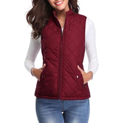 Fuinloth Mouwloze jassen dames vest ultra warm vest mouwloos coltrui grote maat winter donsjack wijnrood L L Fuinloth Mouwloze jassen dames vest ultra warm vest mouwloos coltrui grote maat winter donsjack wijnrood L L