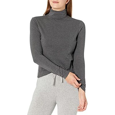 Amazon Essentials Damescoltrui met lange mouwen (verkrijgbaar in grote maten), antraciet gemêleerd, maat S S Amazon Essentials Damescoltrui met lange mouwen (verkrijgbaar in grote maten), antraciet gemêleerd, maat S S