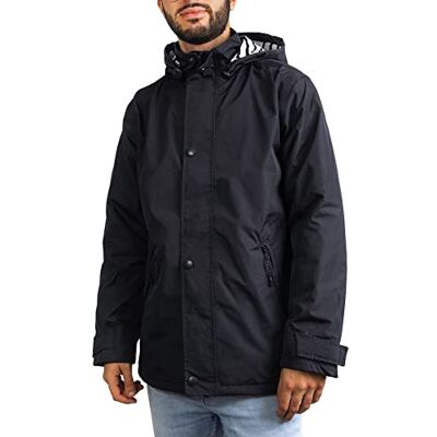 Breizh Ocean Auray waterdichte parka getapete naden marineblauw, rood en kaki XS tot 4XL, Navy Blauw M Breizh Ocean Auray waterdichte parka getapete naden marineblauw, rood en kaki XS tot 4XL, Navy Blauw M