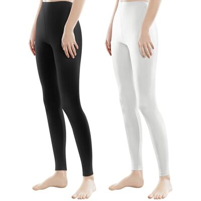 Libella 4108VA Lange dameslegging, meerkleurig, hoge taille, slim fit, katoenen sportbroek, Set van 2 zwart + wit, XL XL Libella 4108VA Lange dameslegging, meerkleurig, hoge taille, slim fit, katoenen sportbroek, Set van 2 zwart + wit, XL XL