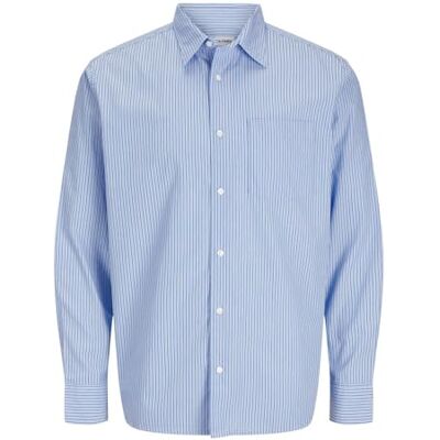 Jack & Jones Jjecody Ls Sn T-shirt en Popeline Chemise à manches longues Homme S Jack & Jones Jjecody Ls Sn T-shirt en Popeline Chemise à manches longues Homme S