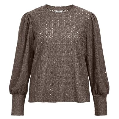 Object Objlaila L/S Re Top Noos Objlaila L/S Re Top Noos Dames (1 stuk), Morel, XL XL Object Objlaila L/S Re Top Noos Objlaila L/S Re Top Noos Dames (1 stuk), Morel, XL XL