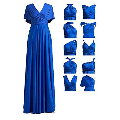 72styles Infinity bruidsmeisjesjurk voor dames, converteerbare jurk, lang, grote maat, multifunctionele jurk, avond, bruiloft, Royal Blauw, Eén maat Eén maat 72styles Infinity bruidsmeisjesjurk voor dames, converteerbare jurk, lang, grote maat, multifunctionele jurk, avond, bruiloft, Royal Blauw, Eén maat Eén maat