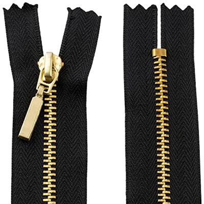 AERZETIX C61473 Niet-scheidbare 60 cm metalen ritssluiting met decoratieve hanger Kleur: zwart Slider Jeans Vesten Leer Jurken Kleding Broeken Mercerie AERZETIX C61473 Niet-scheidbare 60 cm metalen ritssluiting met decoratieve hanger Kleur: zwart Slider Jeans Vesten Leer Jurken Kleding Broeken Mercerie