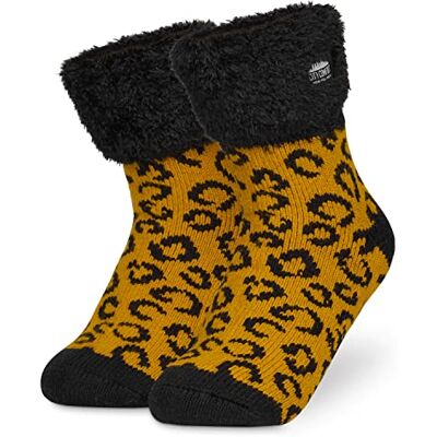 CityComfort Damessokken, fantasie, antislip, voor dames, winter Taille unique CityComfort Damessokken, fantasie, antislip, voor dames, winter Taille unique