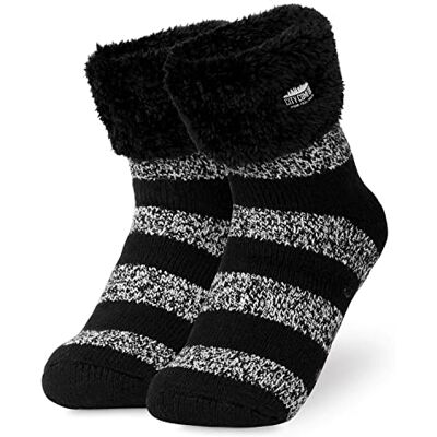 CityComfort Damessokken, fantasie, antislip, voor dames, winter Taille unique CityComfort Damessokken, fantasie, antislip, voor dames, winter Taille unique
