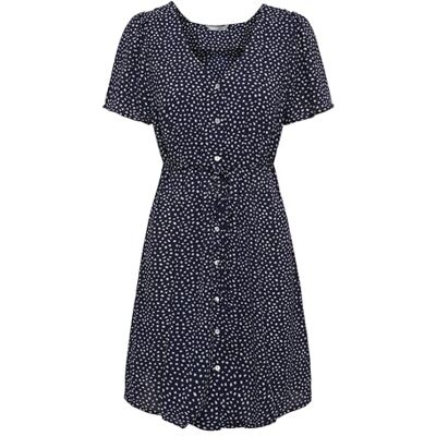 Only Onlsonja Life S/S Noos Wvn Damesjurk, Night Sky/Aop:dot W Macadamia 36 Only Onlsonja Life S/S Noos Wvn Damesjurk, Night Sky/Aop:dot W Macadamia 36