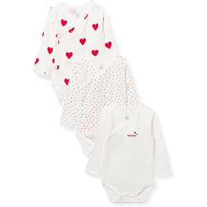 Petit Bateau baby meisje Underwear A00AZ00, wit + rood + wit 12 maanden Petit Bateau baby meisje Underwear A00AZ00, wit + rood + wit 12 maanden
