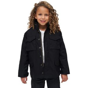 Brandit Kids M65 Standaard Jacket Baby Jongens, zwart. 122 Brandit Kids M65 Standaard Jacket Baby Jongens, zwart. 122