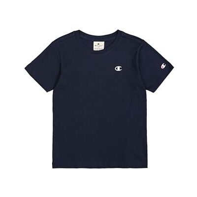 Champion Legacy Basics B, S-s Crewneck T-shirt voor jongens (1 stuk), Navy Blauw, 9-10 jaar 9-10 jaar Champion Legacy Basics B, S-s Crewneck T-shirt voor jongens (1 stuk), Navy Blauw, 9-10 jaar 9-10 jaar