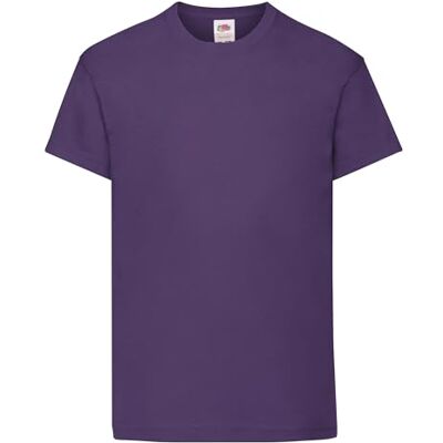 Fruit of the Loom Kids Original T T-shirt voor kinderen 100% katoen, Oeko-Tex gecertificeerd, jongens en meisjes, korte mouwen 140 Fruit of the Loom Kids Original T T-shirt voor kinderen 100% katoen, Oeko-Tex gecertificeerd, jongens en meisjes, korte mouwen 140