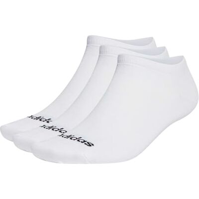 Adidas Unisex Thin Linear 3 paar onzichtbare sokken Adidas Unisex Thin Linear 3 paar onzichtbare sokken