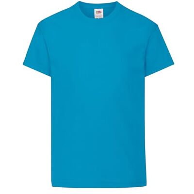 Fruit of the Loom Kids Original T T-shirt voor kinderen 100% katoen, Oeko-Tex gecertificeerd, jongens en meisjes, korte mouwen 128 Fruit of the Loom Kids Original T T-shirt voor kinderen 100% katoen, Oeko-Tex gecertificeerd, jongens en meisjes, korte mouwen 128