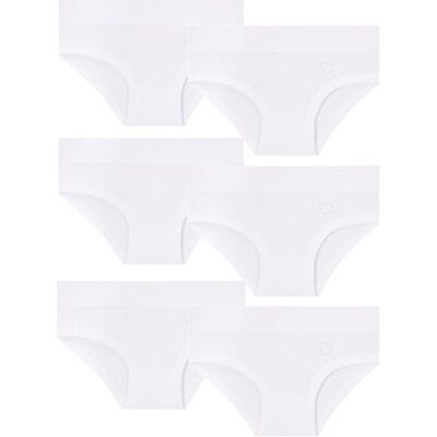 EMY Set van 6 onderbroeken voor meisjes, katoen, mooie tekeningen, elastische strepen voor kinderen, 2-3-4-5-6-7-8-9-10-11-12, effen, hypoallergeen, Italië, ondergoed, Witte strass 5 ans EMY Set van 6 onderbroeken voor meisjes, katoen, mooie tekeningen, elastische strepen voor kinderen, 2-3-4-5-6-7-8-9-10-11-12, effen, hypoallergeen, Italië, ondergoed, Witte strass 5 ans